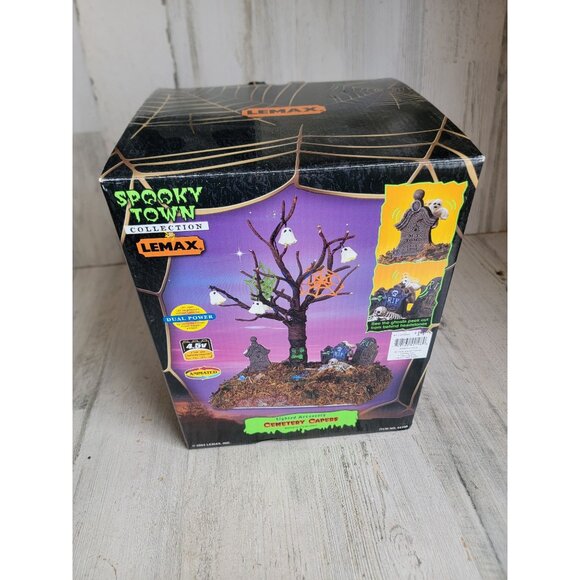 Spooky town lemax Cemetery Capers Halloween Village accessory - Picture 1 of 6